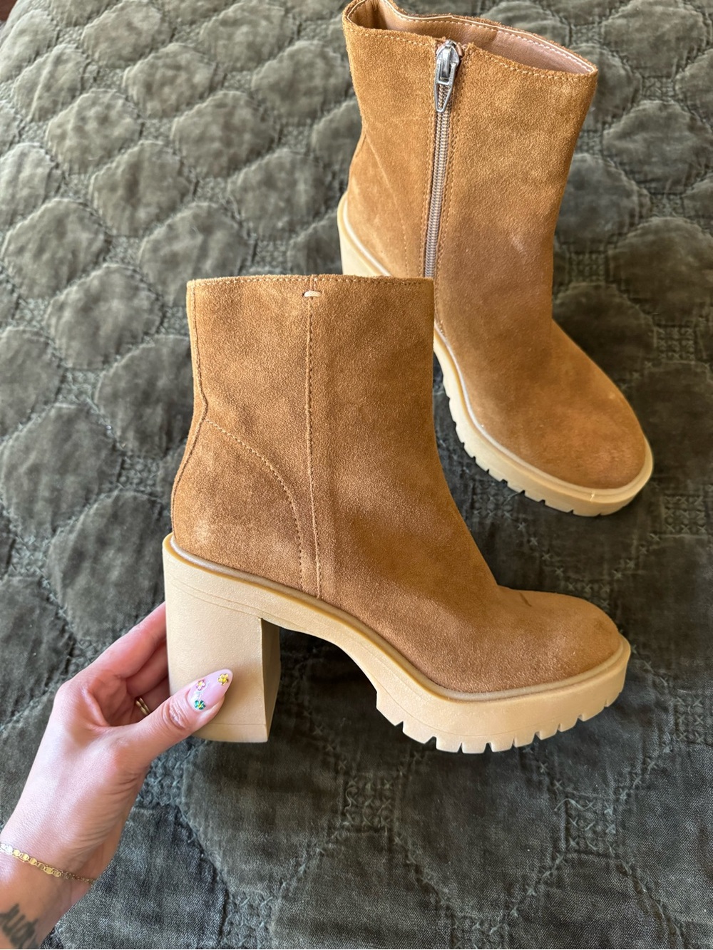 Dolce Vita Celia Suede Ankle Boots